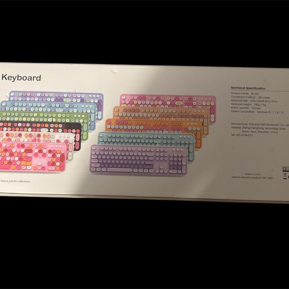 Pastel Wired Keyboard - Picture 2 of 4